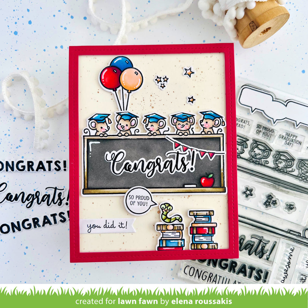 Lawn Fawn - Simply Celebrate Graduation