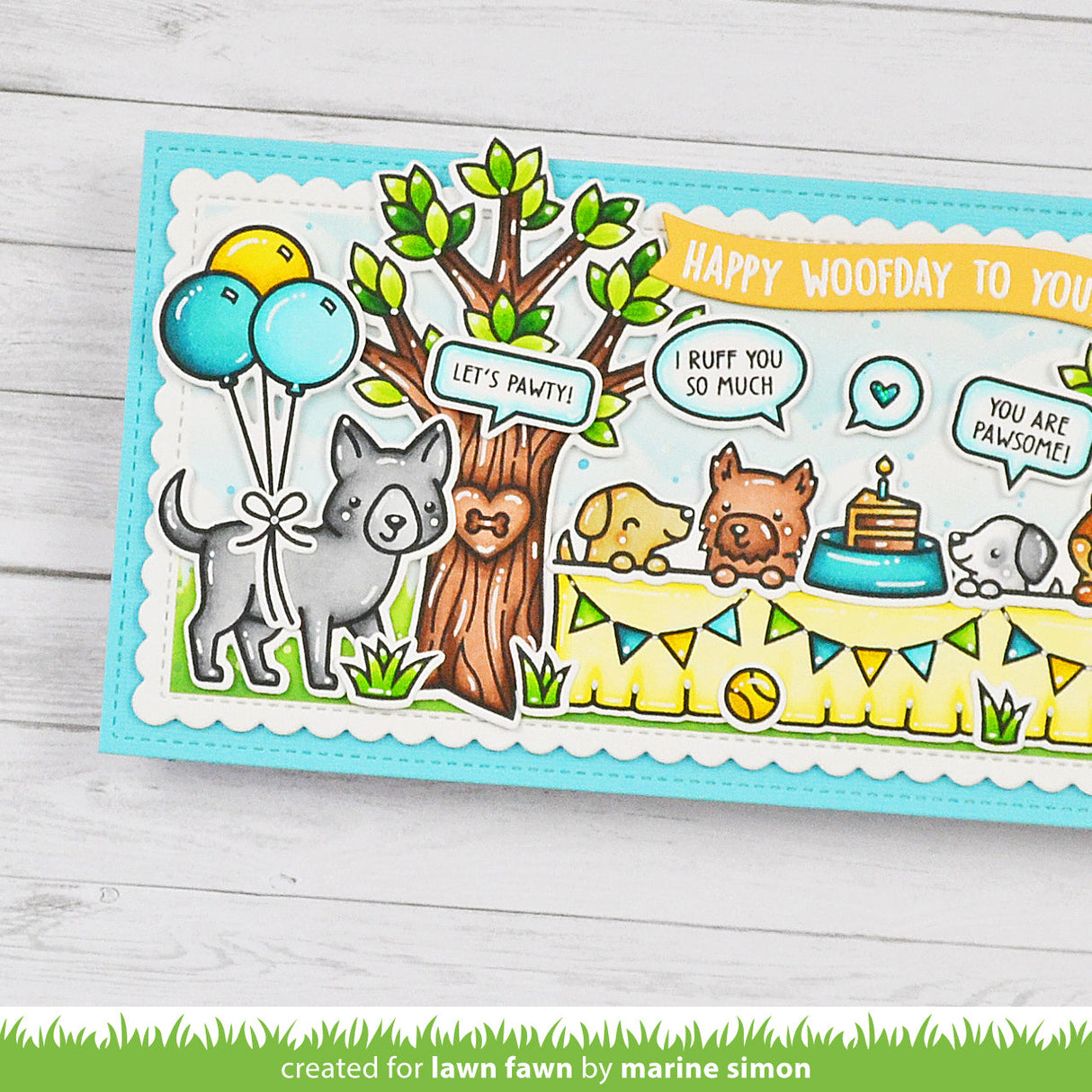 Lawn Fawn - Simply Celebrate Hangouts