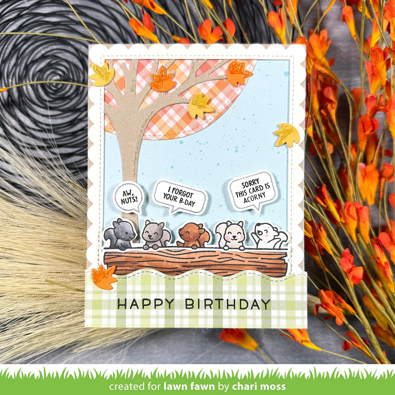 Lawn Fawn - Simply Celebrate Squirrels