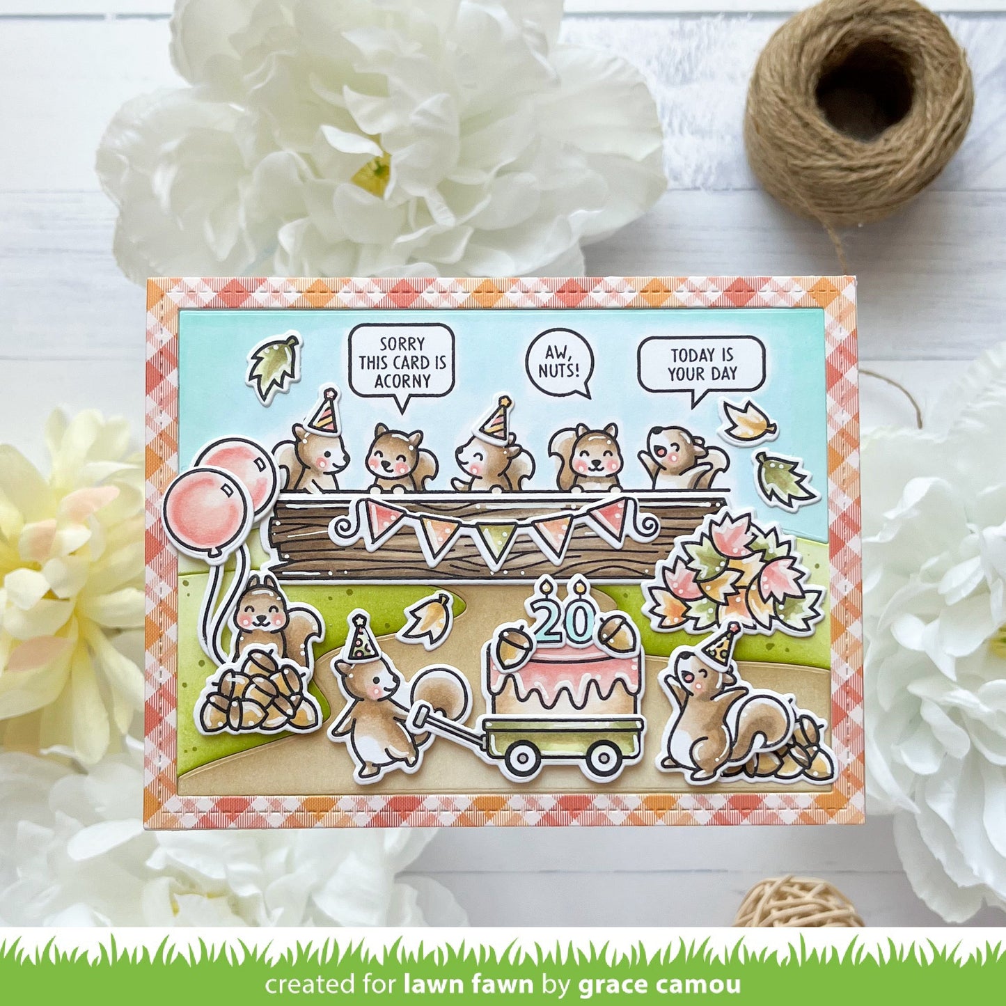 Lawn Fawn - Simply Celebrate Squirrels