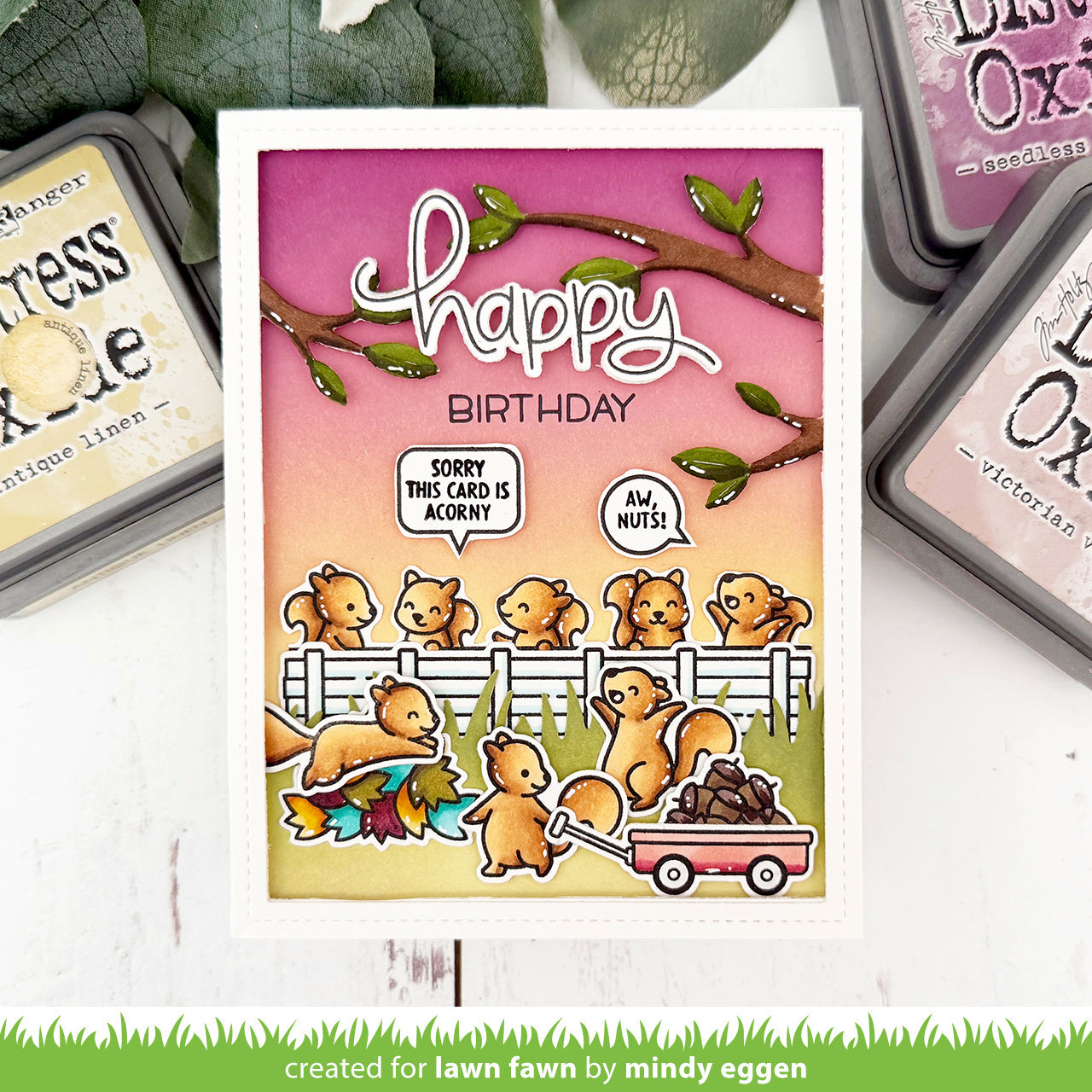 Lawn Fawn - Simply Celebrate Squirrels
