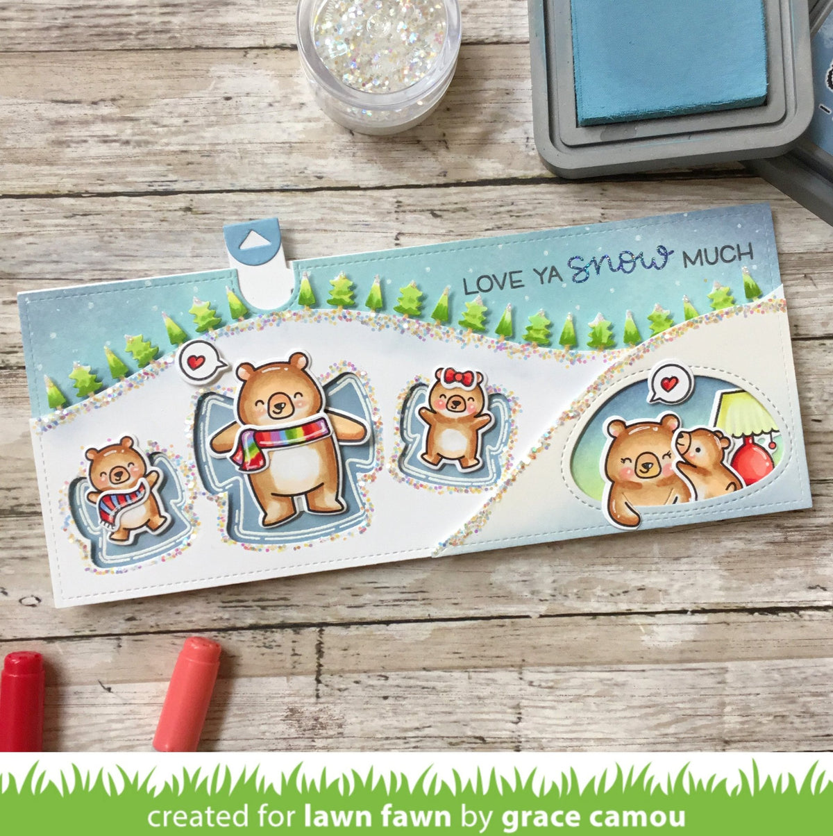 Lawn Fawn - Waving Pull Tab Starter Set