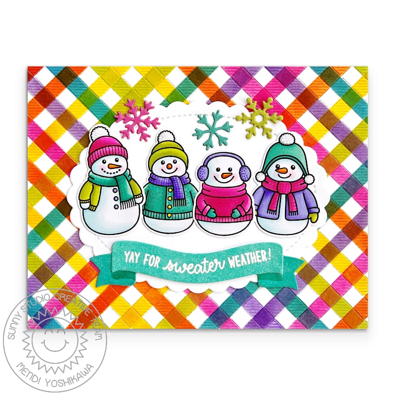 SET DEAL: Sunny Studio - Snowmen In Sweaters