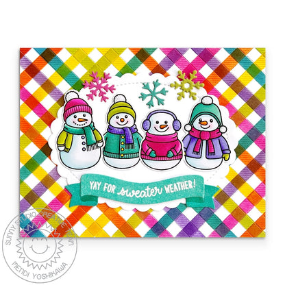 SET DEAL: Sunny Studio - Snowmen In Sweaters
