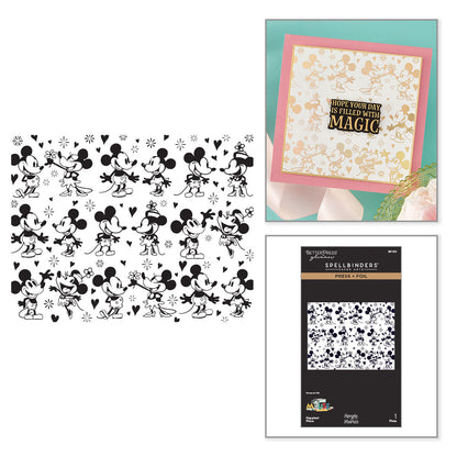 Spellbinders - Classic Mouse Wedding Press + Foil Plate Happiest Place