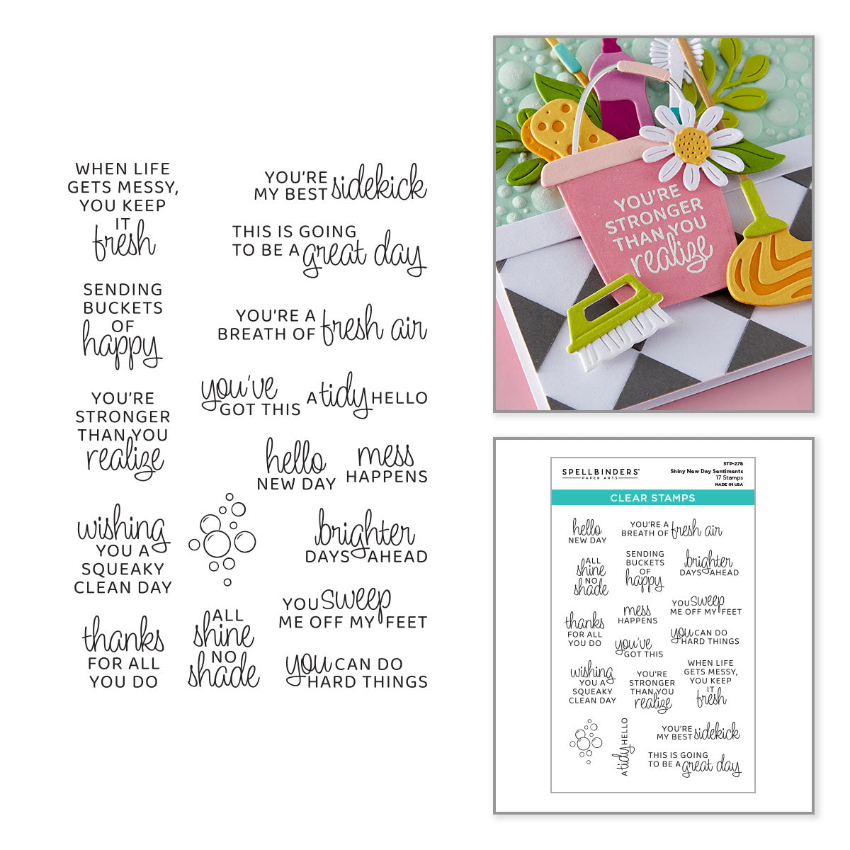 Spellbinders - Shiny New Day Sentiments