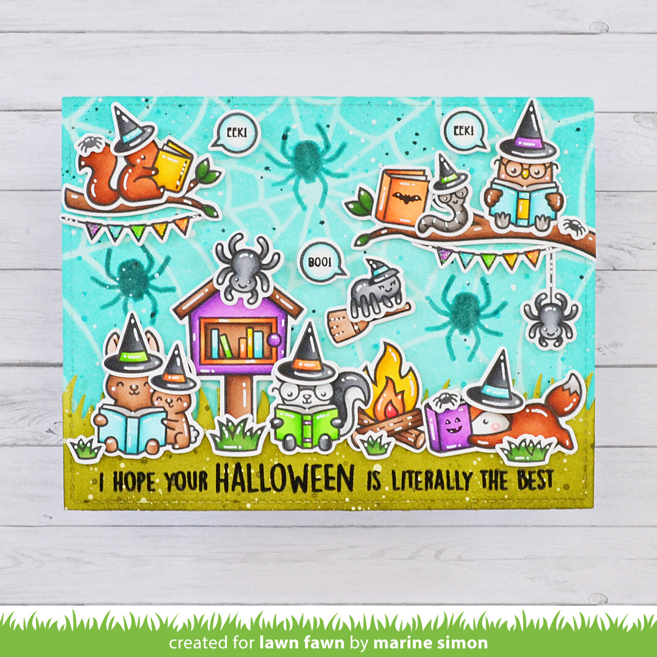 Lawn Fawn - Spiderweb Background Stencils (2pcs)