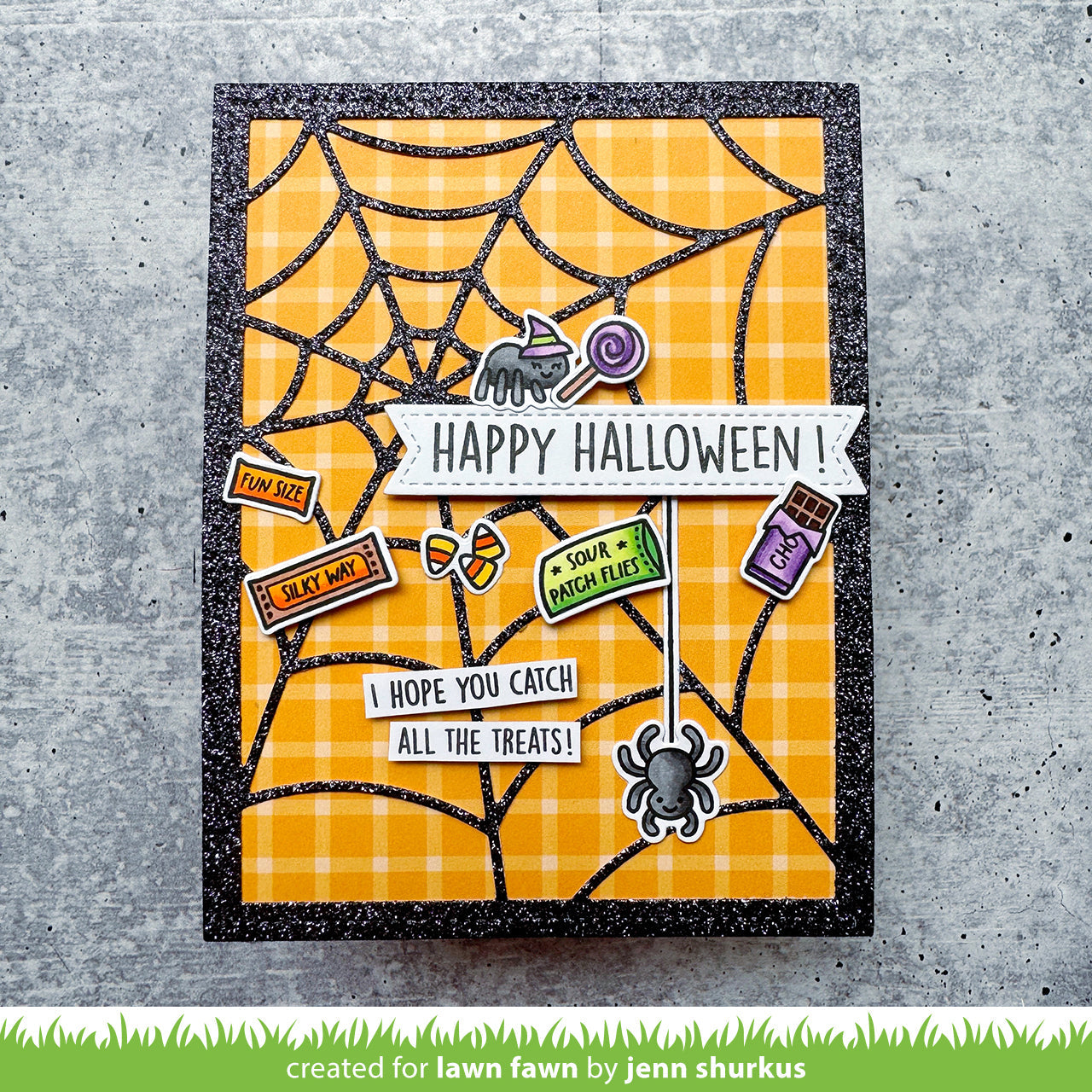 Lawn Fawn - Spiderweb Backdrop