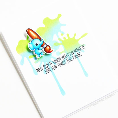 Clearly Besotted - Splotch It Stencil