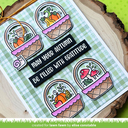 Lawn Fawn - Henry's Build-A-Sentiment: Fall