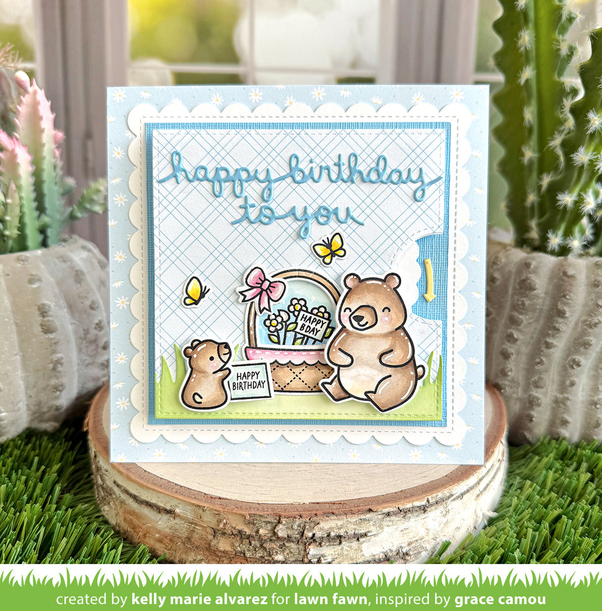 Lawn Fawn - Spring Basket Add-On: Birthday