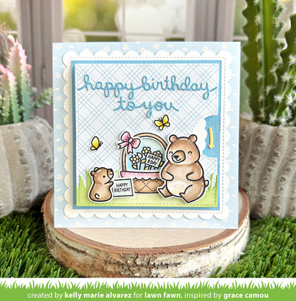 Lawn Fawn - Spring Basket Add-On: Birthday