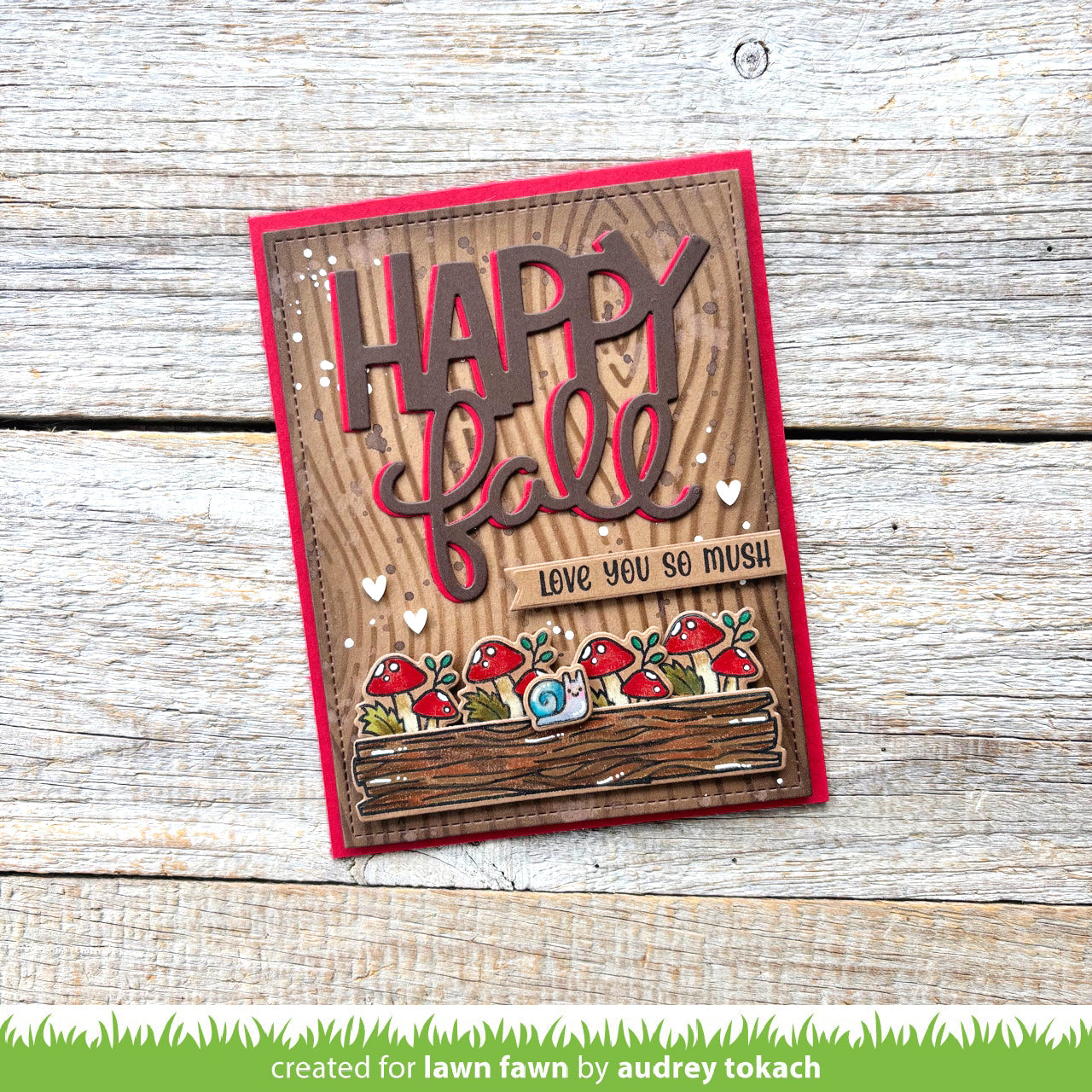 Lawn Fawn - Henry's Build-A-Sentiment: Fall