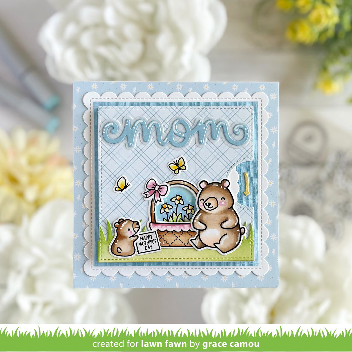 Lawn Fawn - Reveal Wheel Spring Basket Drop-Down Add-On Set