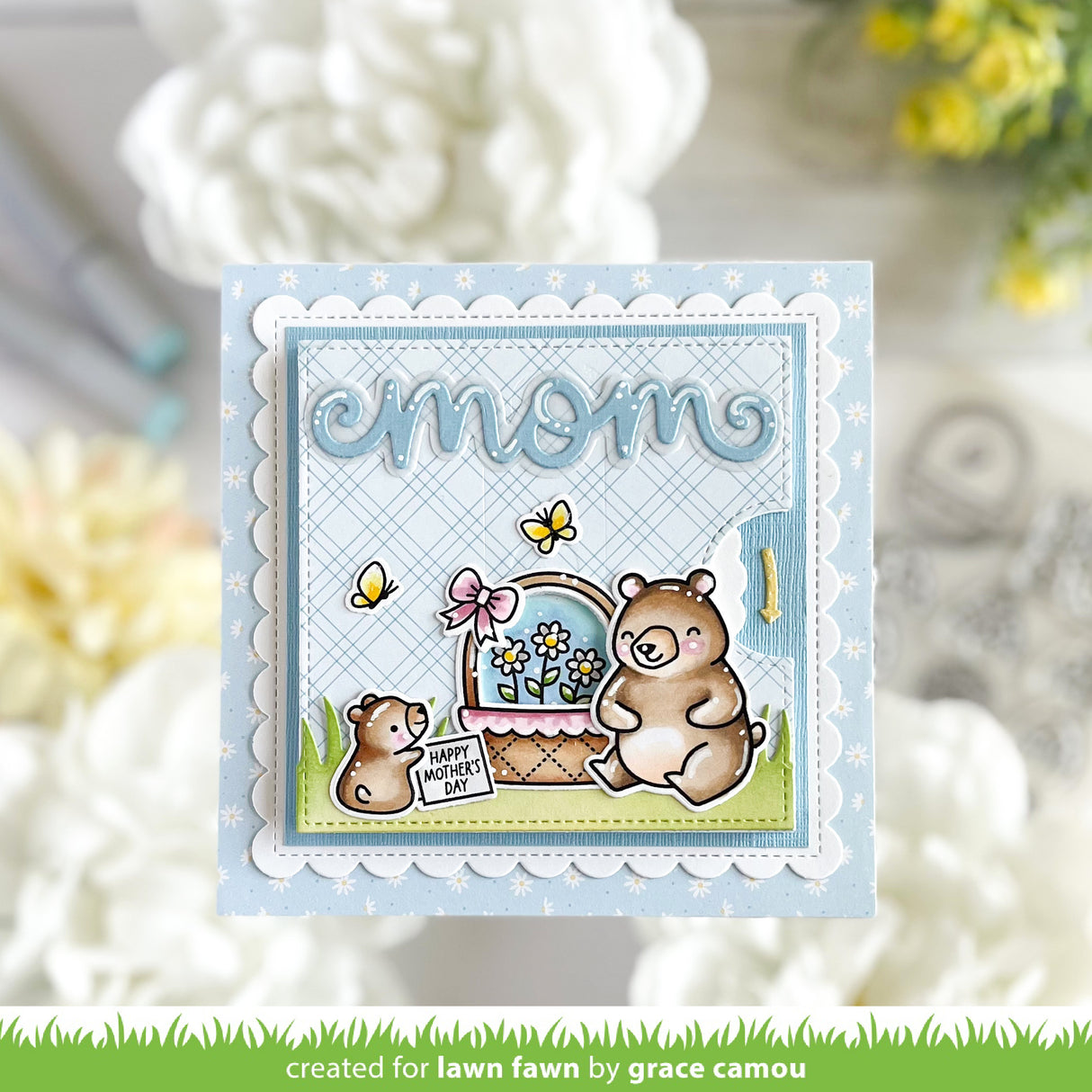 Lawn Fawn - Reveal Wheel Spring Basket Drop-Down Add-On Set