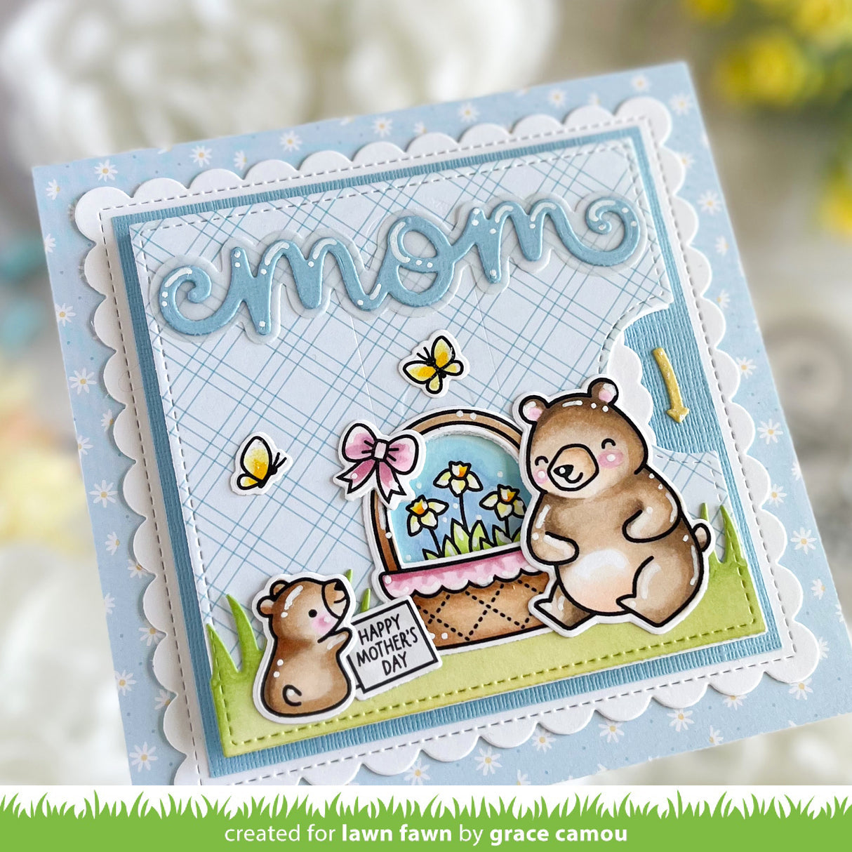 Lawn Fawn - Reveal Wheel Spring Basket Drop-Down Add-On Set