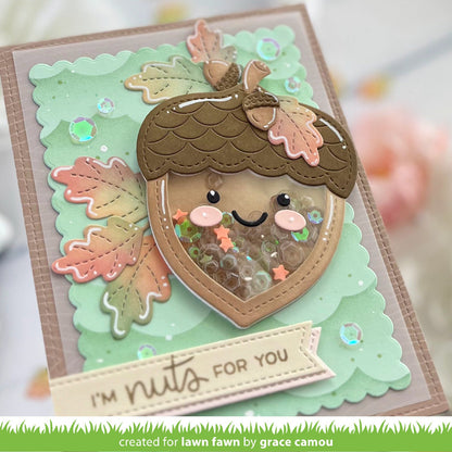 Lawn Fawn - Stitched Acorn Frame