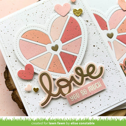Lawn Fawn - Henry's Build-A-Sentiment: Love