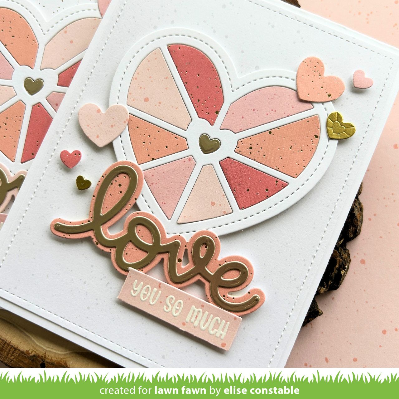 Lawn Fawn - Henry's Build-A-Sentiment: Love