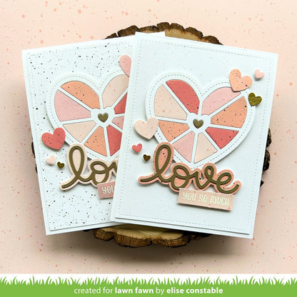 Lawn Fawn - Henry's Build-A-Sentiment: Love