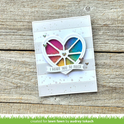 Lawn Fawn - Henry's Build-A-Sentiment: Love