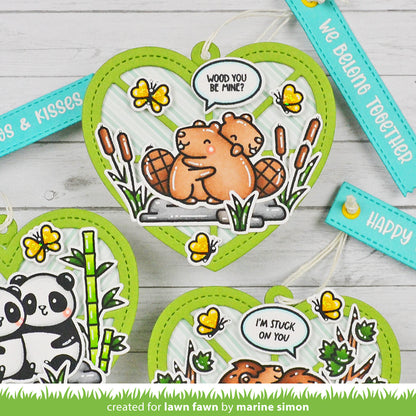 Lawn Fawn - Henry's Build-A-Sentiment: Love