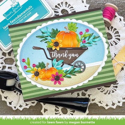 Lawn Fawn - Stitched Scalloped Oval Stackables