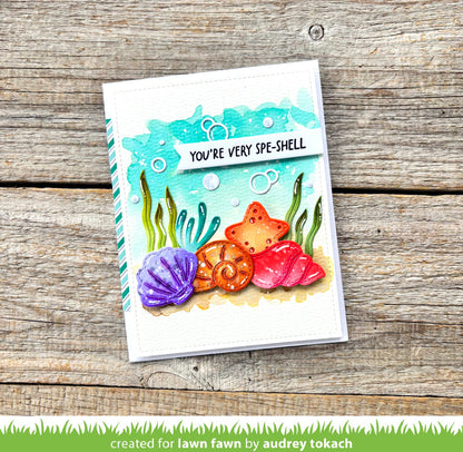 Lawn Fawn - Stitched Seashells