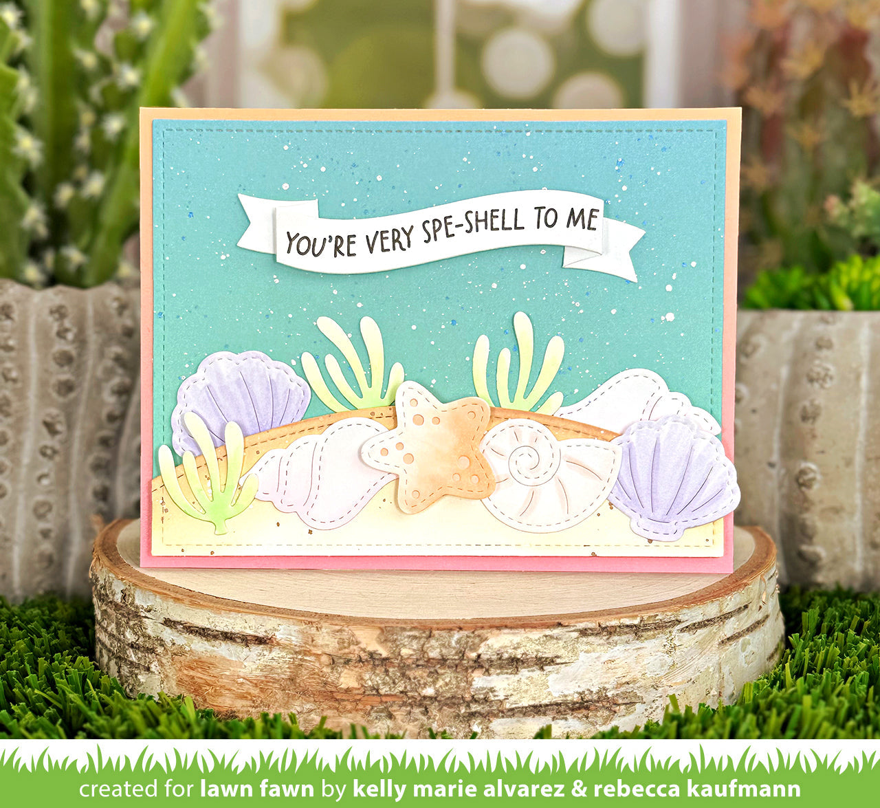 Lawn Fawn - Stitched Seashells
