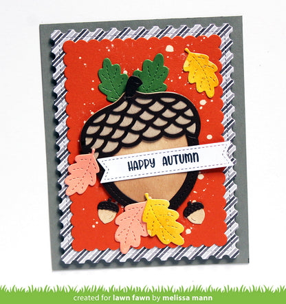 Lawn Fawn - Stitched Acorn Frame