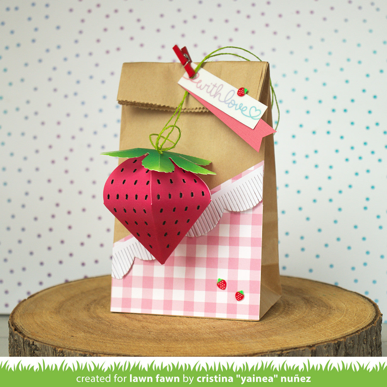 Lawn Fawn - Strawberry Treat Box