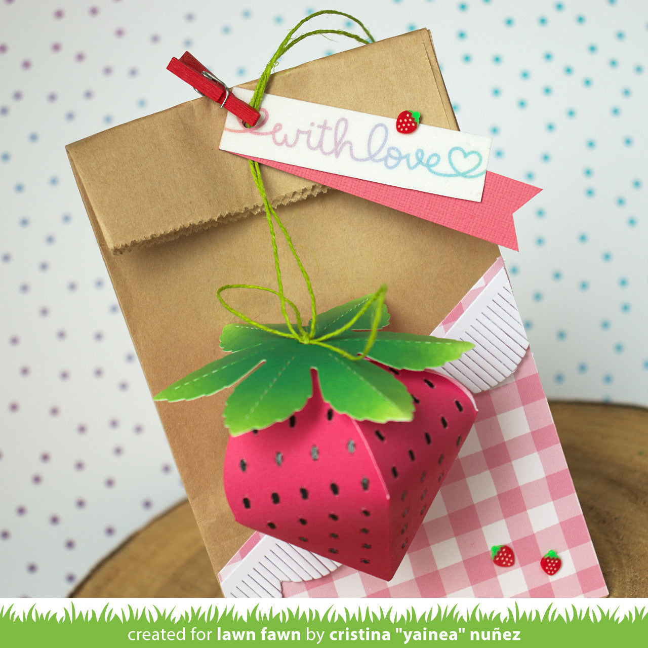 Lawn Fawn - Strawberry Treat Box