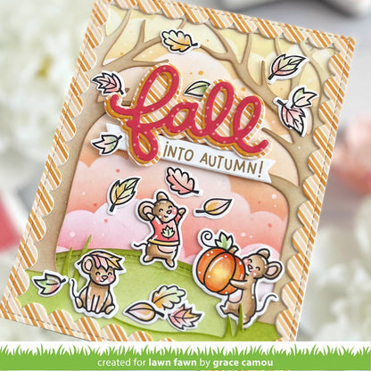 Lawn Fawn - Stripes 'N Sprinkles Autumn - Petite Paper Pack 6x6"