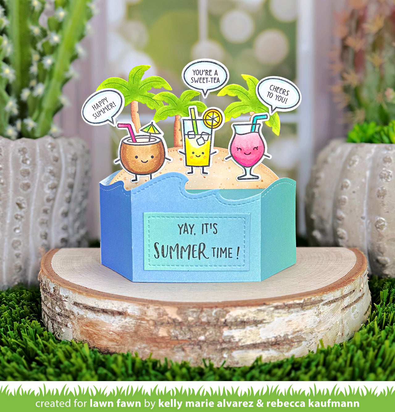 Lawn Fawn - Platform Pop-Up Palm Tree Inserts
