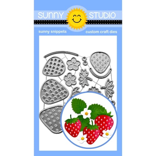 Sunny-Studio - Strawberry Patch Dies