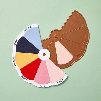 Spellbinders - Color Swatch Wheel Etched Dies