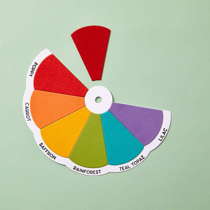 Spellbinders - Color Swatch Wheel Etched Dies