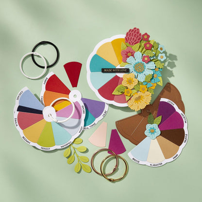 Spellbinders - Color Swatch Wheel Etched Dies