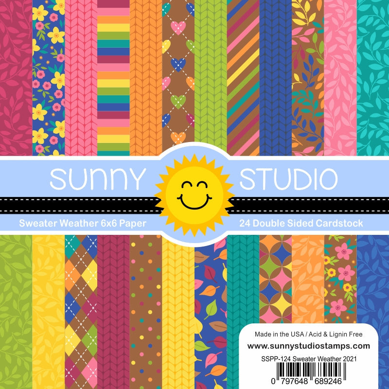 Sunny Studio - Sweater Weather Paper Pad 6x6"