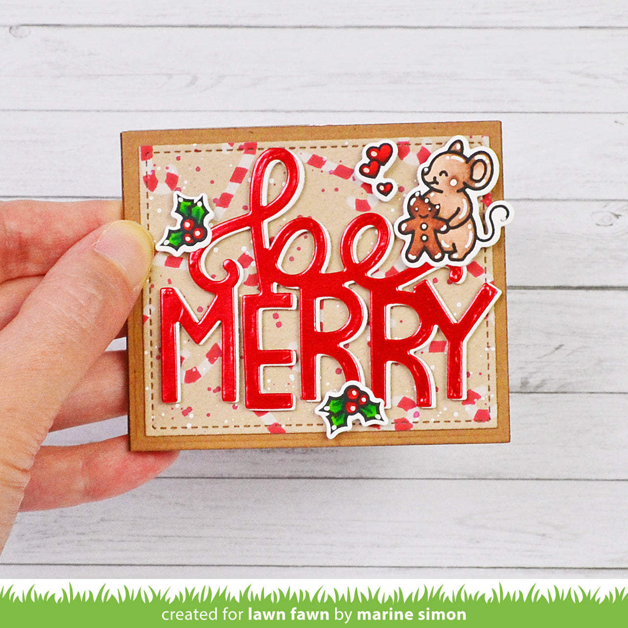 Lawn Fawn - Center Picture Window Card Holiday Add-On