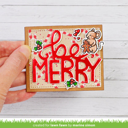 Lawn Fawn - Center Picture Window Card Holiday Add-On