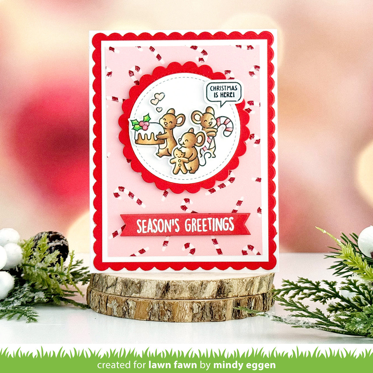Lawn Fawn - Sweet Christmas Mice