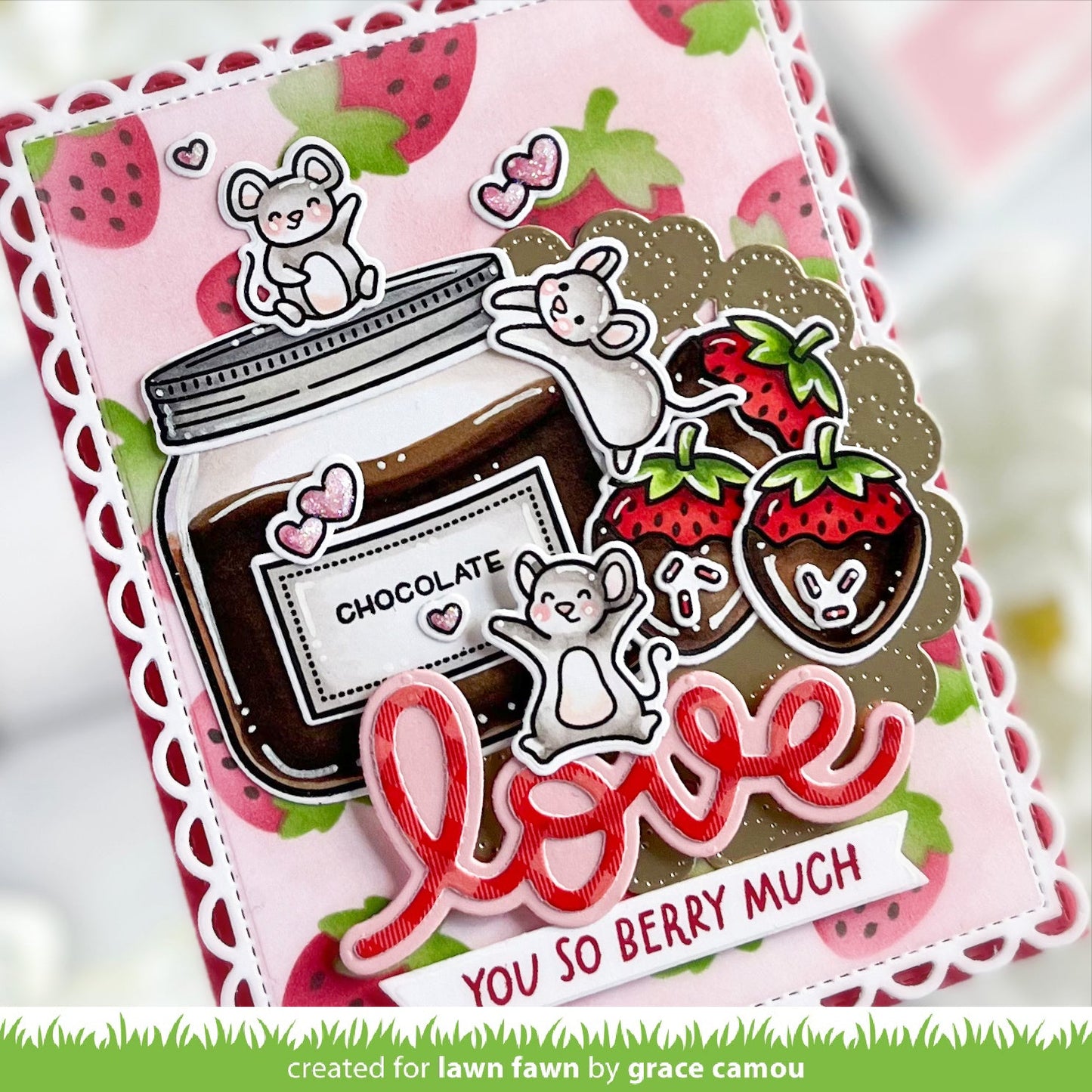 Lawn Fawn - Sweet Strawberry