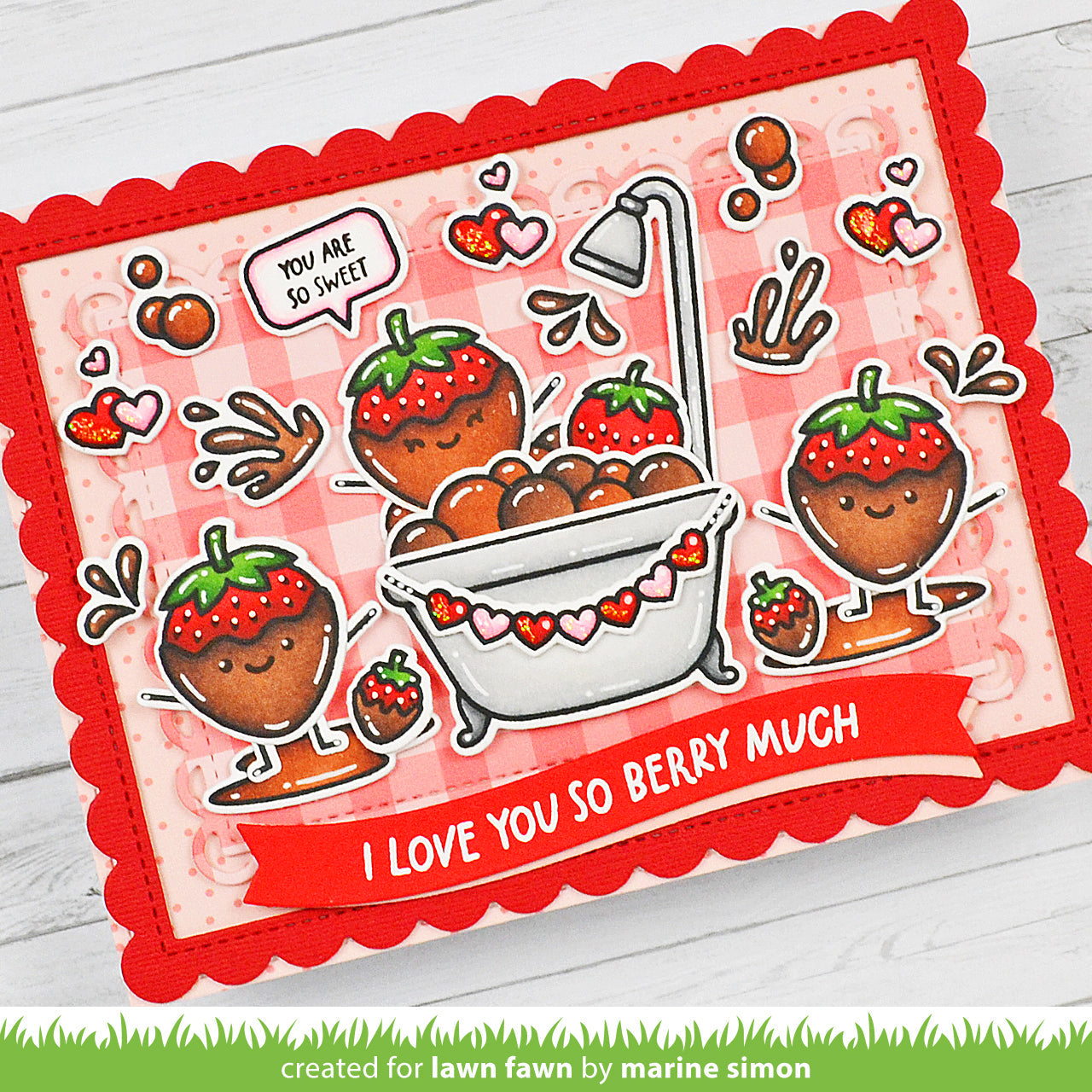 Lawn Fawn - Sweet Strawberry