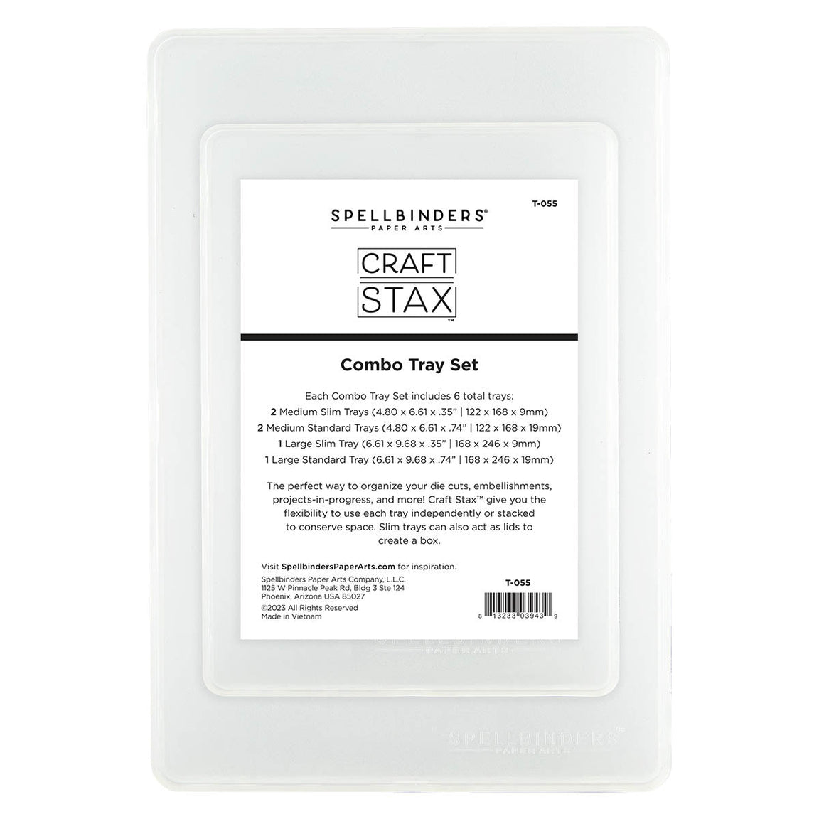 Spellbinders - Craft Stax Combo Tray Set (6pcs)
