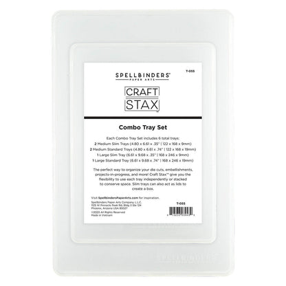 Spellbinders - Craft Stax Combo Tray Set (6pcs)