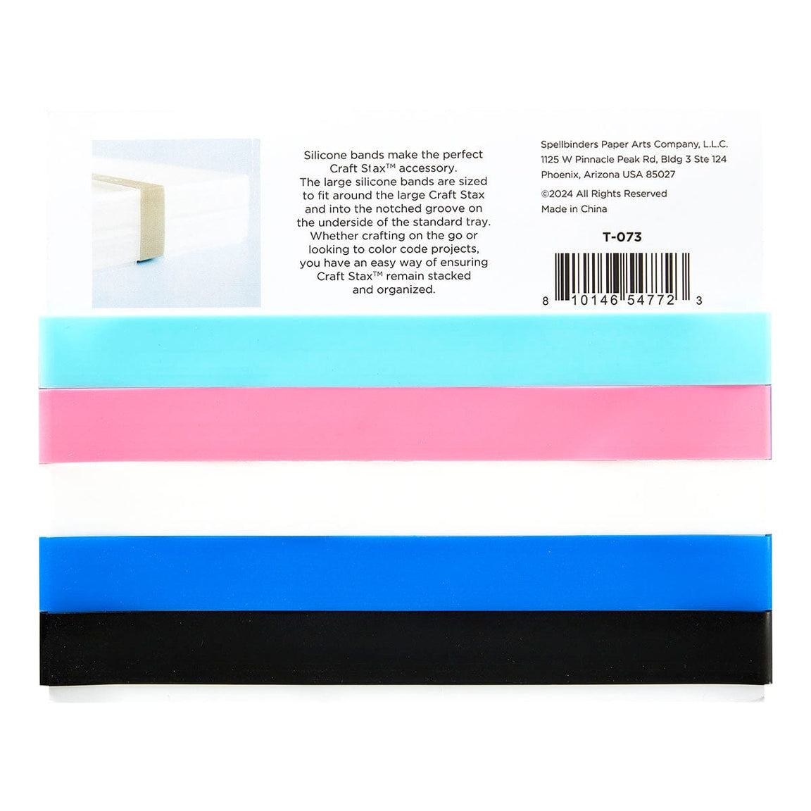 Spellbinders - Craft Stax Silicone Bands Large (4pcs)