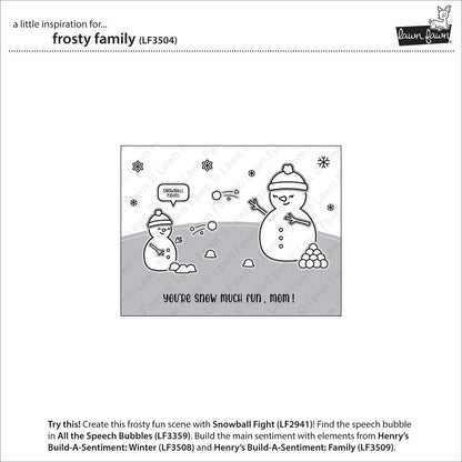 Lawn Fawn - Frosty Family