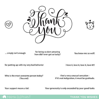 Mama Elephant - Thank You Wishes