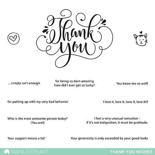 Mama Elephant - Thank You Wishes